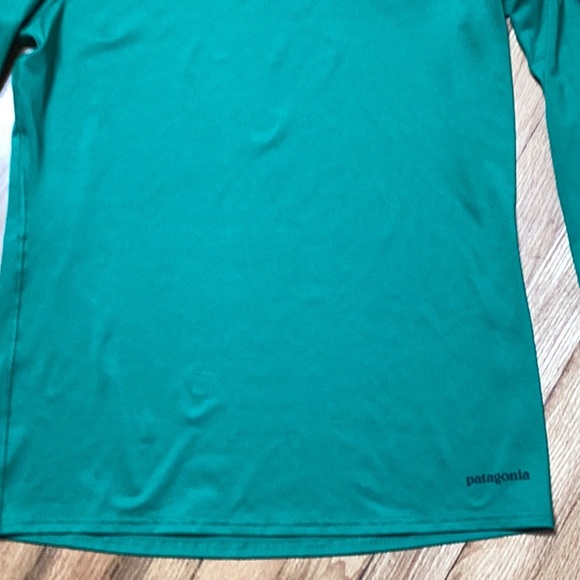 Patagonia Capilene 1 Silk Weight Women's Green Long Sleeve Shirt Size M - Picture 4 of 10